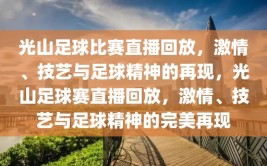 光山足球比赛直播回放，激情、技艺与足球精神的再现，光山足球赛直播回放，激情、技艺与足球精神的完美再现