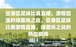 空港区足球比赛直播，激情四溢的绿茵场之战，空港区足球比赛激情直播，绿茵场之战的热血瞬间