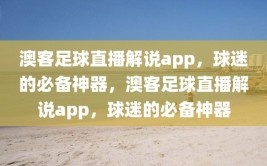 澳客足球直播解说app，球迷的必备神器，澳客足球直播解说app，球迷的必备神器