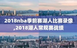 2018nba季前赛湖人比赛录像,2018湖人常规赛战绩