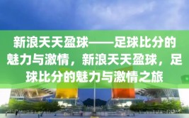 新浪天天盈球——足球比分的魅力与激情，新浪天天盈球，足球比分的魅力与激情之旅