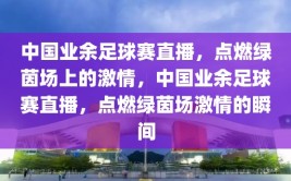 中国业余足球赛直播，点燃绿茵场上的激情，中国业余足球赛直播，点燃绿茵场激情的瞬间