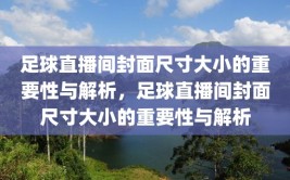 足球直播间封面尺寸大小的重要性与解析，足球直播间封面尺寸大小的重要性与解析